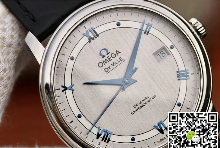 Omega De Ville 424.13.40.20.02.003 MKS Factory 1:1 Best Edition Replica Watch Black Leather Strap